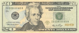 Twenty Dollar Bill USA