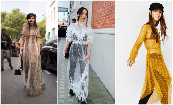 Sheer Dresses Are Trending, So Here's What To Wear Underneath